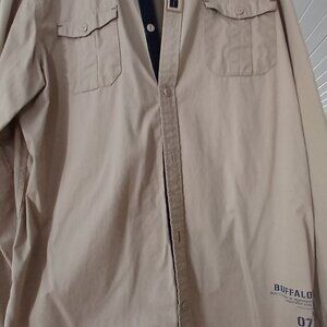 Buffalo David Britton Khaki No. 73 Shirt-XXL/TTG